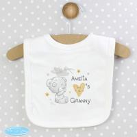 Personalised Tiny Tatty Teddy I Heart Baby Bib Extra Image 2 Preview